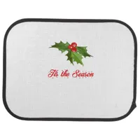 Merry Christmas Mistletoe Car Floor Mat
