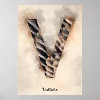 V is For Vulture Poster