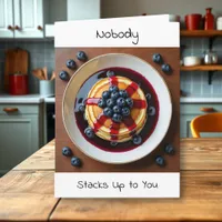 Nobody Stacks Up to You | Happy Annivesrary Card
