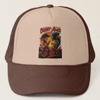 Cowboy vs Alien Trucker Hat - for Sci-Fi Fans