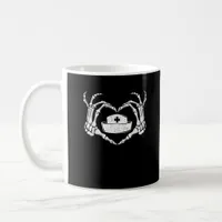Skeleton Hand Heart - Halloween Costume Nurse Coffee Mug