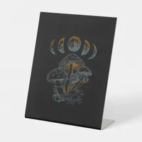 Goblincore Aesthetic Academia Cottagecore Mushroom Pedestal Sign