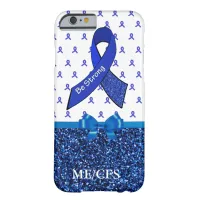 ME/CFS Chronic Fatigue Awareness Ribbon Phone Case