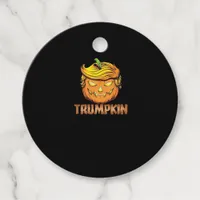 Trumpkin -  Halloween Pumpkin Favor Tags