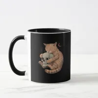 Till Death Do Us Party Cat Skull Classic Mug