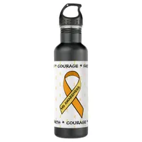 Multiple Sclerosis Awareness Ribbons Water Bottle