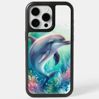 Tropical Dolphin Ocean Sea Life iPhone 15 Pro Max Case