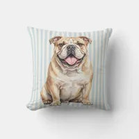 Watercolor Dog Pillow Cover Throw Decoration