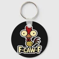 F-Caw-F Classic Vintage Graphic Keychain