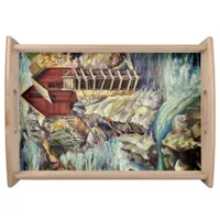 Colorado Rocky Mountains River Crystal Mill Serving Tray