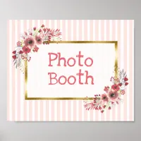 Wedding Sign Photo Booth Chalkboard Look