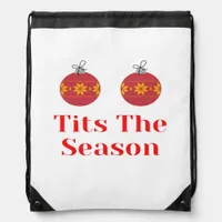 Tis The Season Casual Simple Drawstring Bag