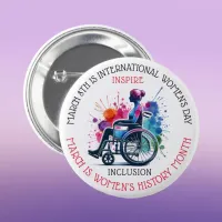 March is Women's History Month   Inspire Inclusion Button