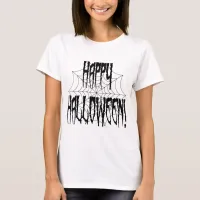 Halloween Spider Fingers and Web T-Shirt