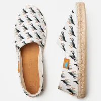 Atlantic Puffin Patterned Nature Themed Summer Espadrilles