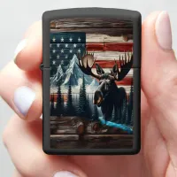 Bull Moose American Pride Zippo Lighter