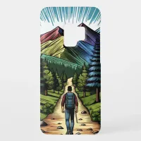 Man Hiking the Trails Case-Mate Samsung Galaxy S9 Case