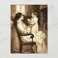 Vintage Mother and Child Postcard