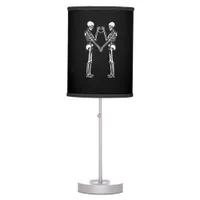 Skeleton Heart Hands Sign Halloween Costume Classi Table Lamp