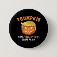 Halloween Trumpkin - Make Halloween Great Again  Button
