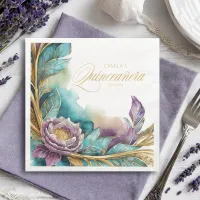 Elegant Fiesta Quinceanera ID1029 Paper Dinner Napkins