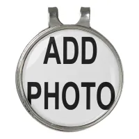 Customize Add Name Photo or Artwork Golf Hat Clip