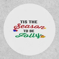 Tis The Season To Be Careful Classic Stickers Patch