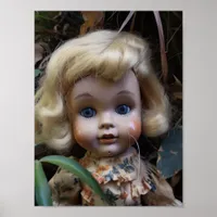 Doll in the Yard Postcard Poster
