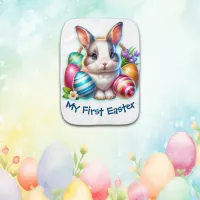 My First Easter for Boys | Baby Burp Cloth