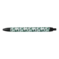 Winter Forest Snow Scene Trees Patterned Christmas Pen