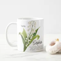  Birth Month May Flower Personalized Coffee Mug