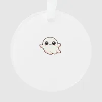 Cute Little Boo Basic Clean Ornament