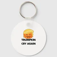 Make Liberals Cry Again Trumpkin Halloween Keychain