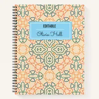 Monogram Back to School Supplies Teachers Notebook