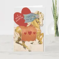 Vintage Valentine Palomino Holiday Card