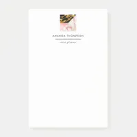 Chic Marble and Foil Geometric Post-it Notes