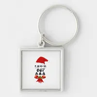 Christmas Let's Get Lit Classic Keychain