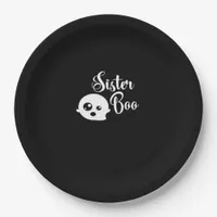 Sister Boo Halloween Classic Look Paper Plates