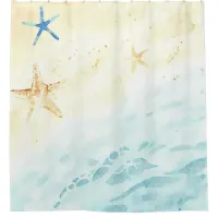 *~* Beach Sea Shore Star fish AR7 Nautical  Shower Curtain