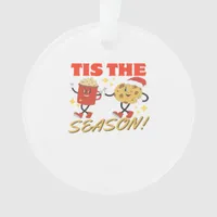 Tis The Season Christmas Retro Characters Ornament