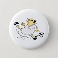 Funny Greatest Soccer Player Pinback Button