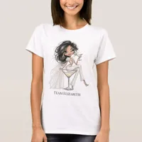 Team Bride Bachelorette Party Bridal Squad T-Shirt