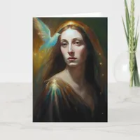 Mary Magdalene and a bird gorgeous All Occasions  Card