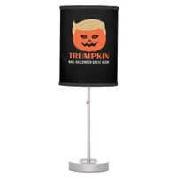 Trumpkin Make Halloween Great Again Funny Spooky P Table Lamp