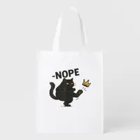 Cat No Kings In America  Grocery Bag