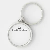No Kings In America Bold Casual Keychain