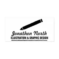 Pencil Graphic Design ID299 Self-inking Stamp