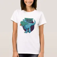 Wreck the Halls T-rex Christmas T-Shirt