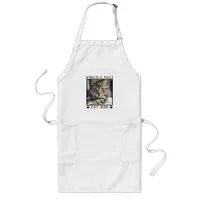 World's Best Cat Dad Paw Prints Pet Photo Frame Long Apron