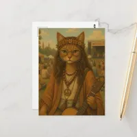 The Hippie Kitty Postcard